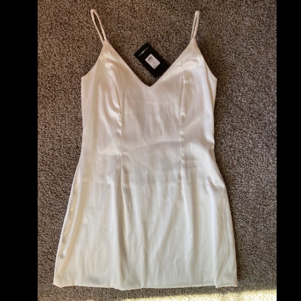 Fashion Nova Selena Satin Dress
